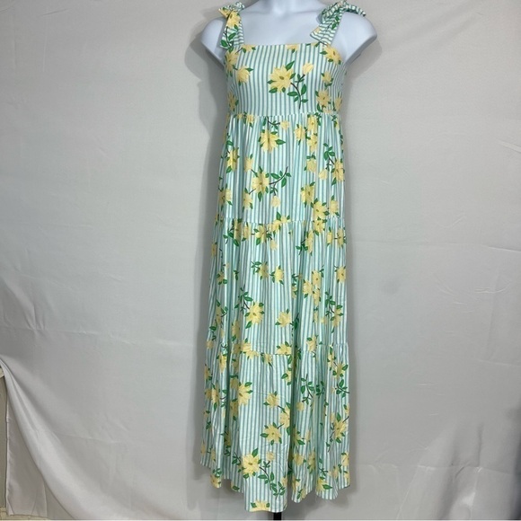 DRAPER JAMES RSVP maxi dress. Linen blend
Yellow magnolias size medium - Picture 1 of 15
